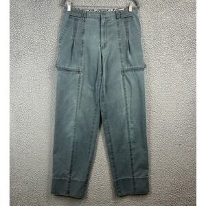 Vintage Bugle Boy USA Pants Faded Olive Green Mens Size 31 x 31 Carpenter